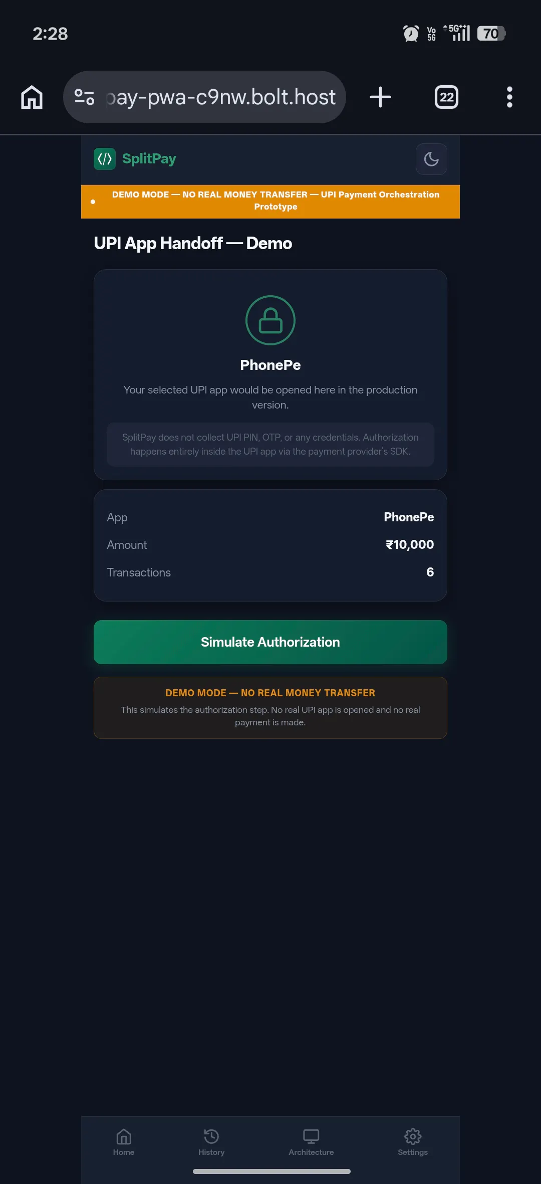 SplitPay — UPI Payment Orchestration gallery image