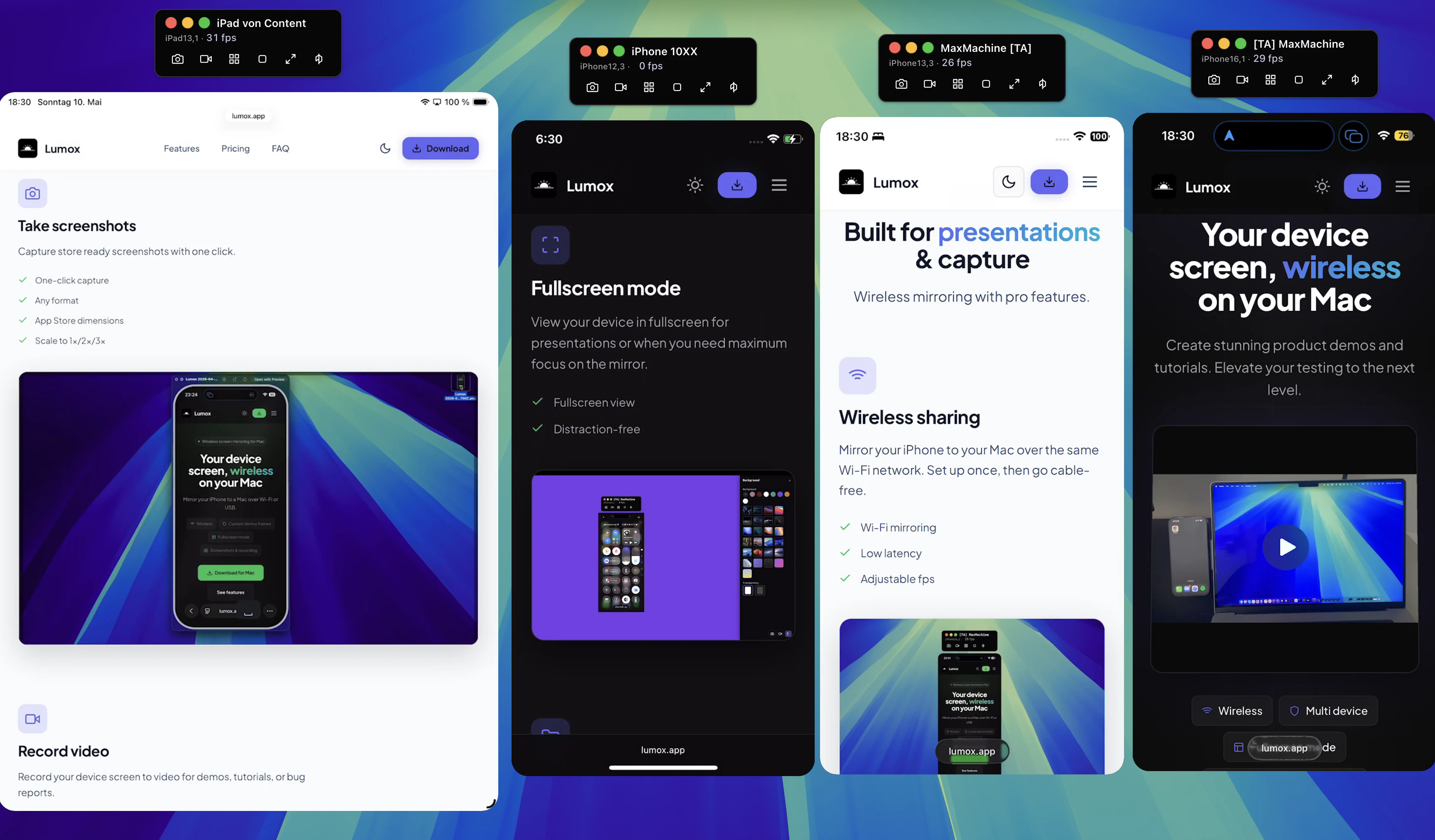 Lumox screenshot 1