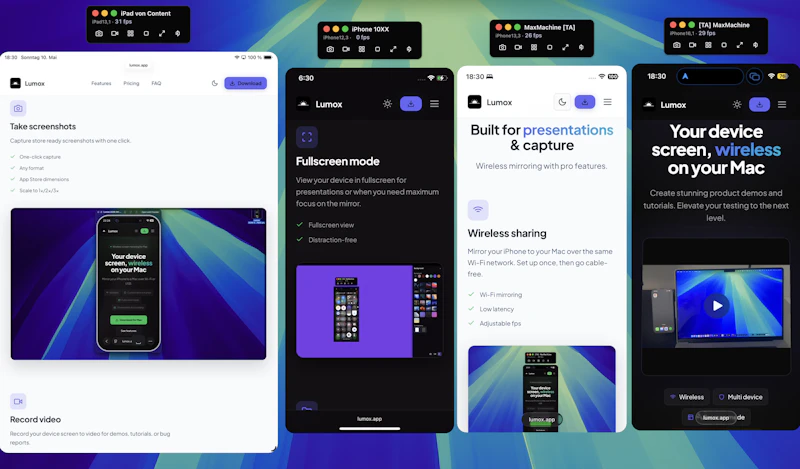 Lumox screenshot 2