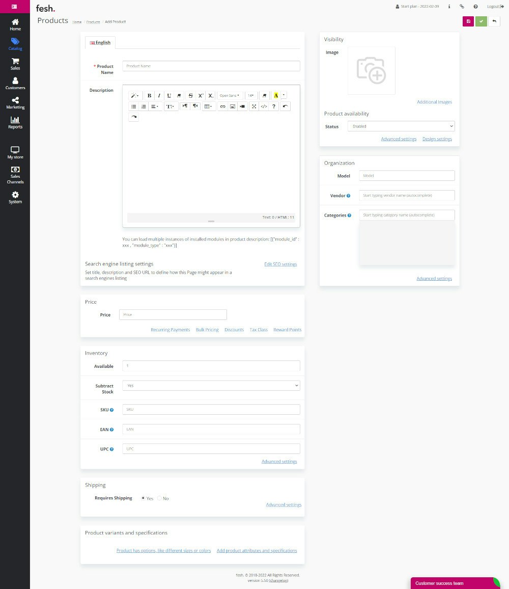 fesh.store - Создайте интернет -магазин, и мы бесплатно увеличим его в Google медиа 4