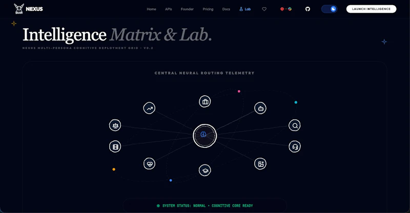 NEXUS — Multi Persona Agentic AI  screenshot 2