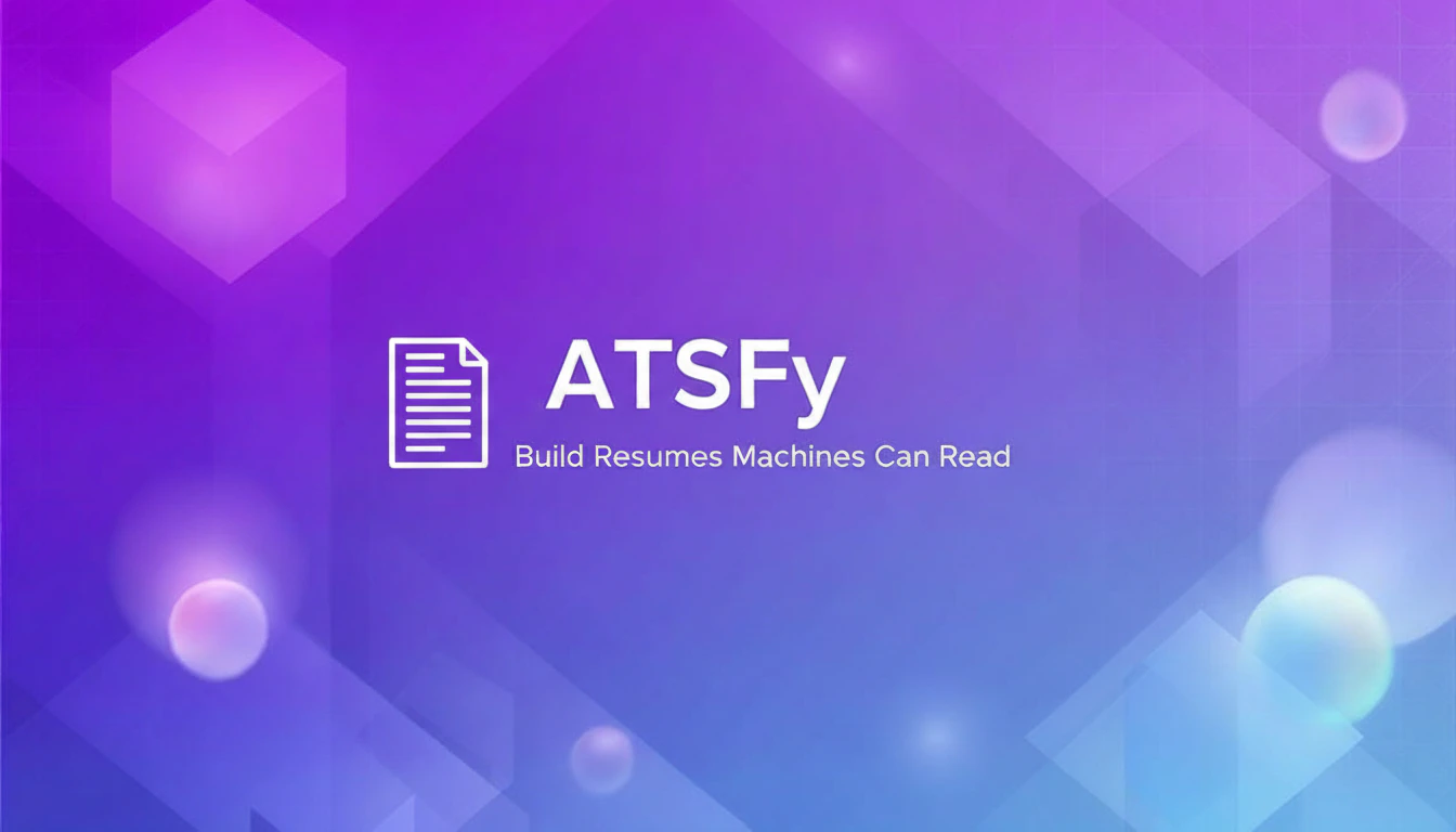 ATSFy Career Intelligent Assistant screenshot 1