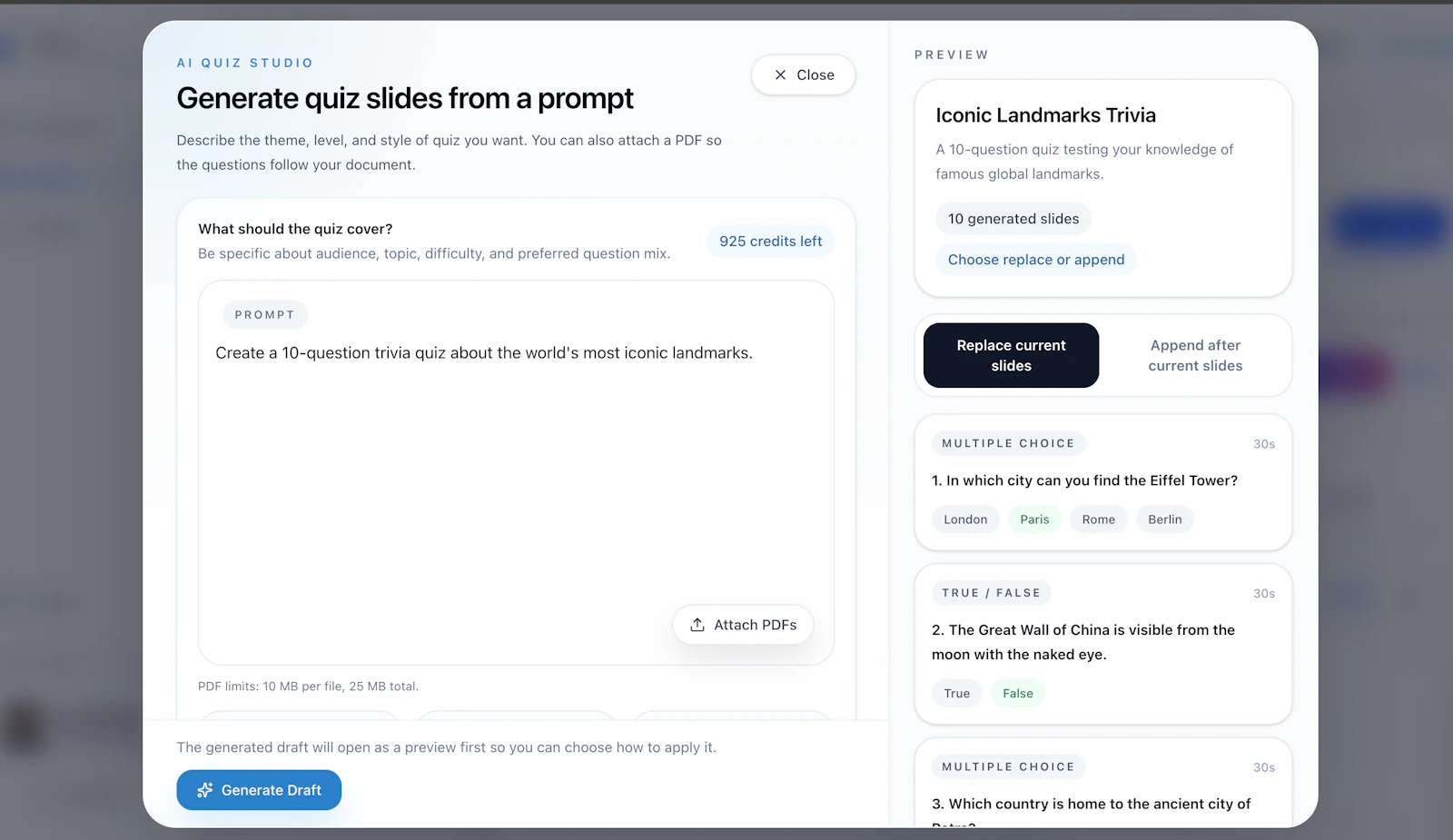 Kwizry screenshot 2