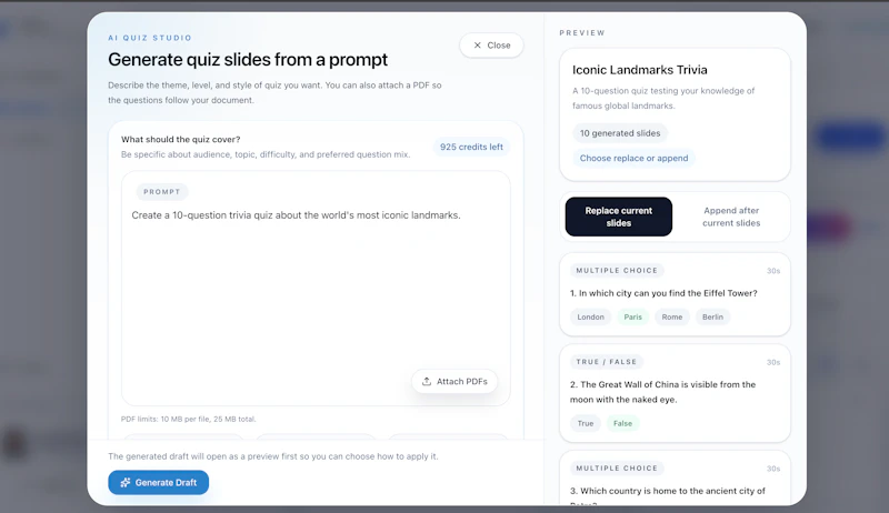 Kwizry screenshot 2