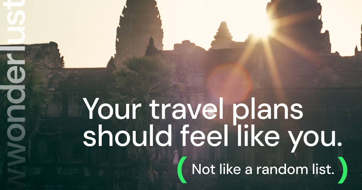 wwonderlust - Uw gepersonaliseerde reisplanner media 1