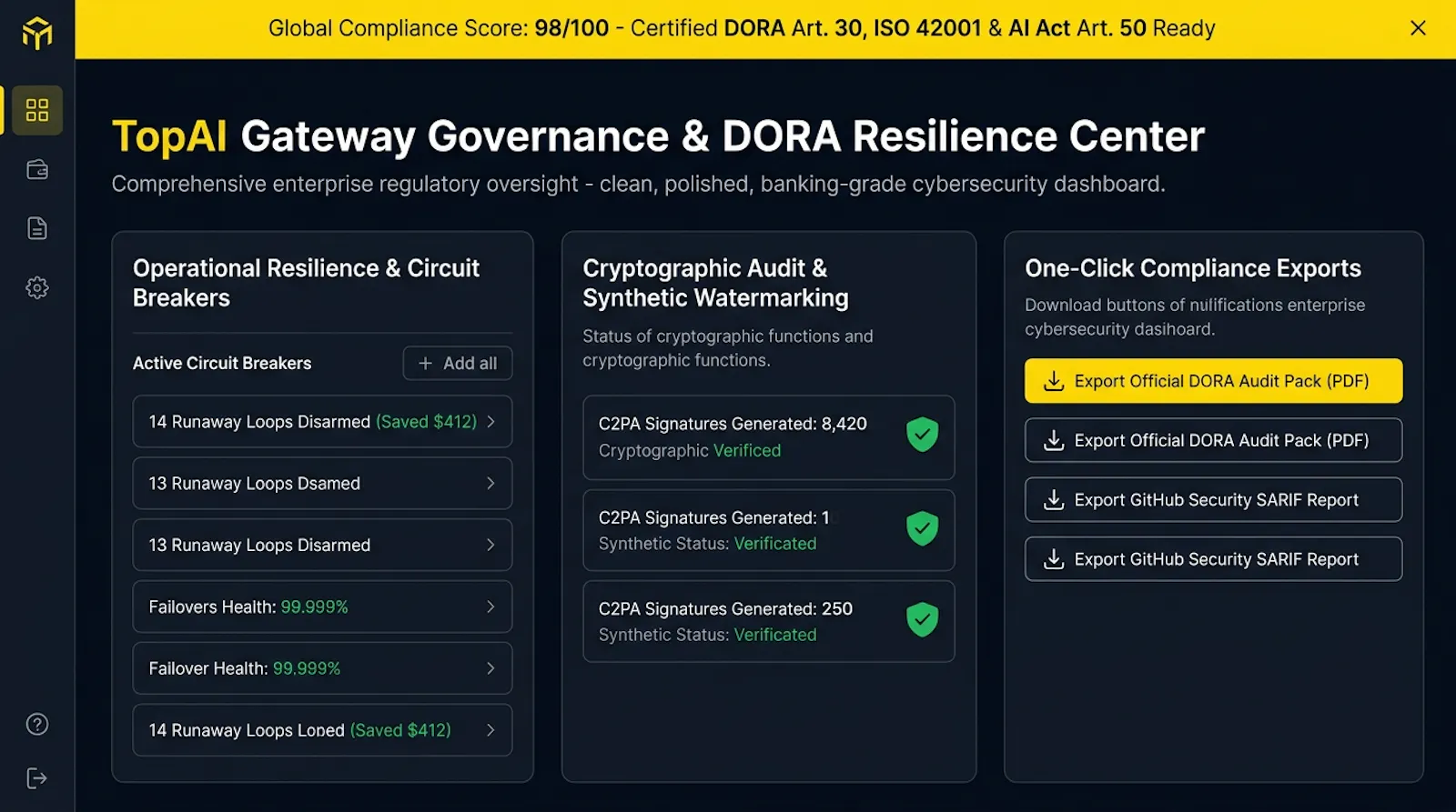 TopAI Sovereign Gateway screenshot 4