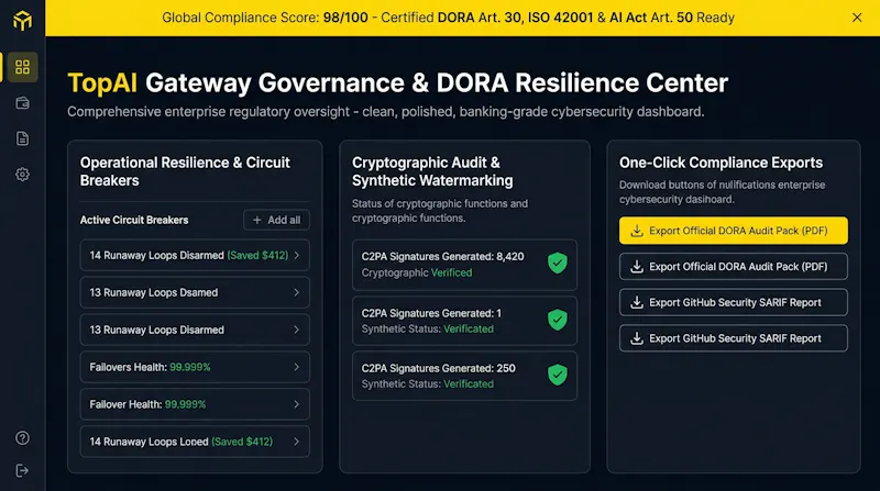TopAI Sovereign Gateway screenshot 4