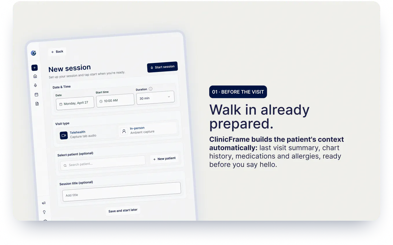 ClinicFrame  screenshot 2