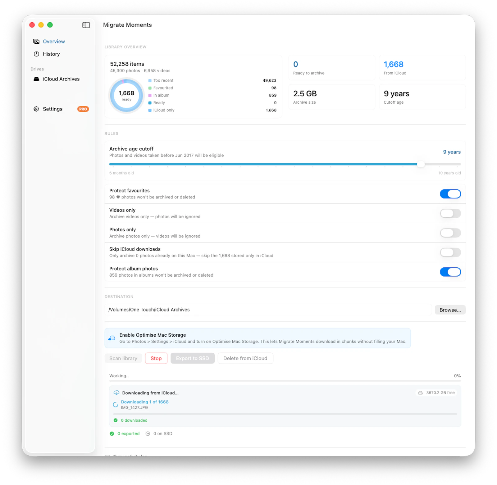 Migrate Moments screenshot 3