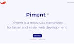 Piment CSS image