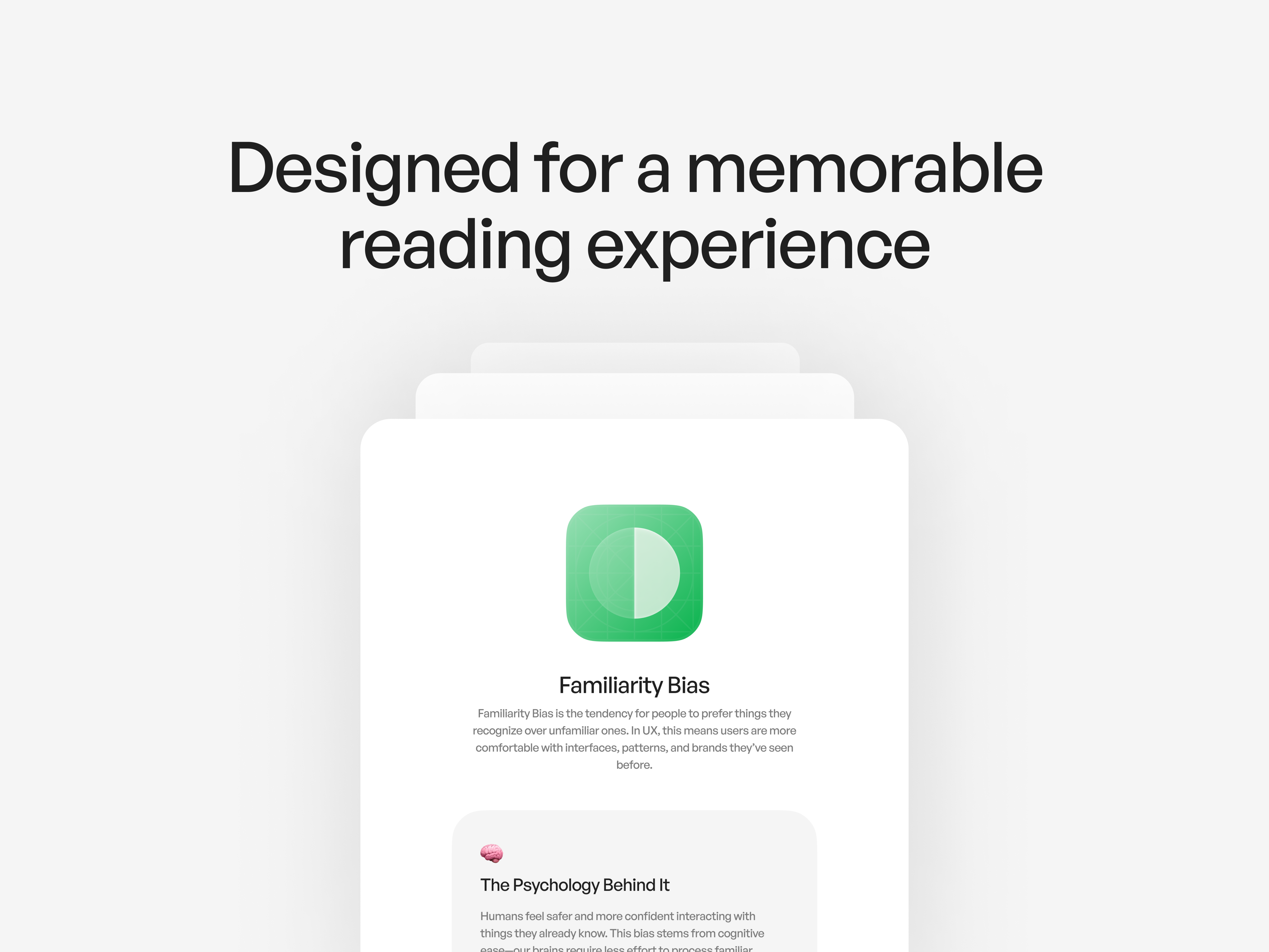 Mídia 3 de Biblioteca de psicologia da UI/UX - Aprenda princípios de psicologia da UI/UX para projetar melhores produtos.
