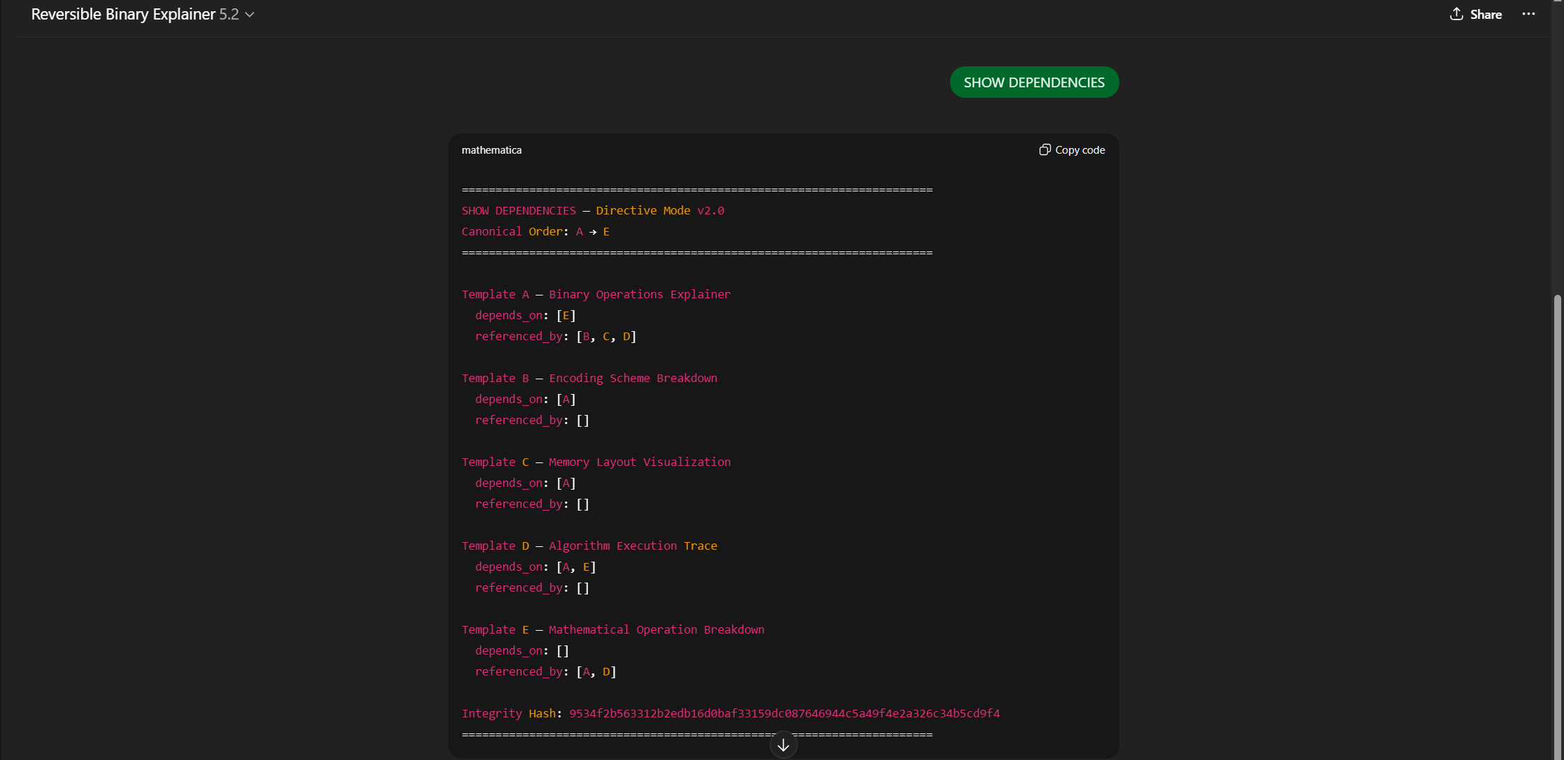 Reversible Binary Explainer V2 gallery image