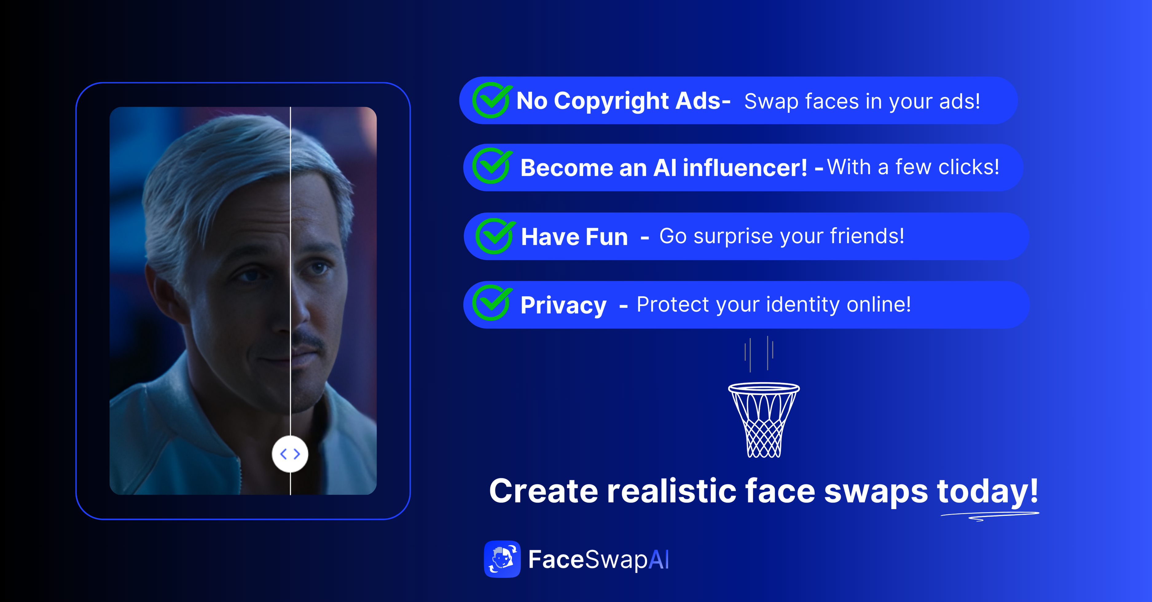 startuptile Face Swap AI-Create your face swap videos— just with a few clicks ????? 