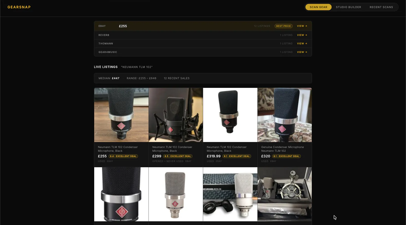 GearSnap screenshot 2