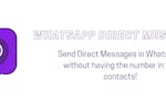 WhatsApp Direct Message image