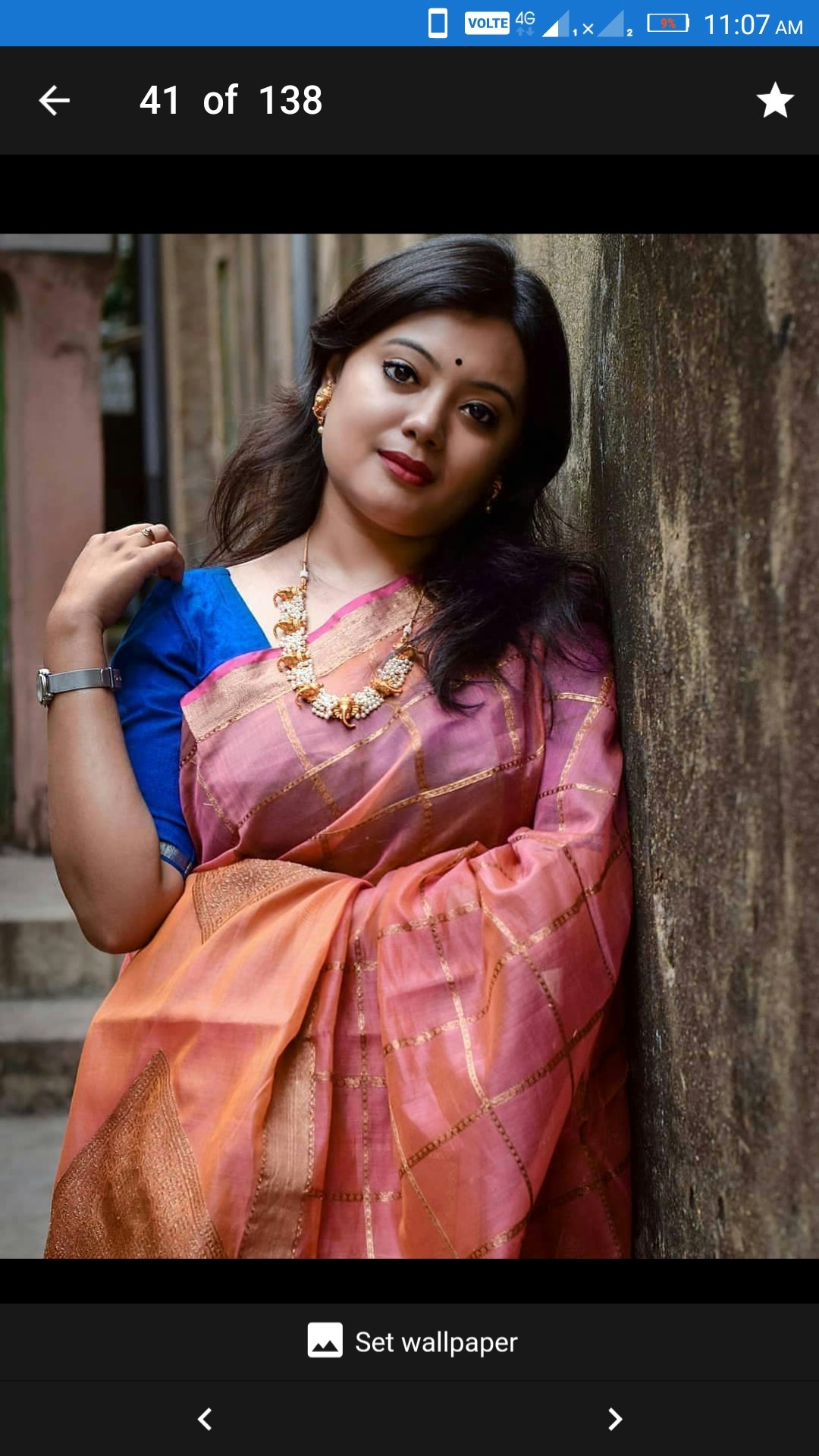 Hot Saree Model Wallpapers gallery image