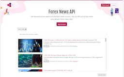 Forex News API media 1