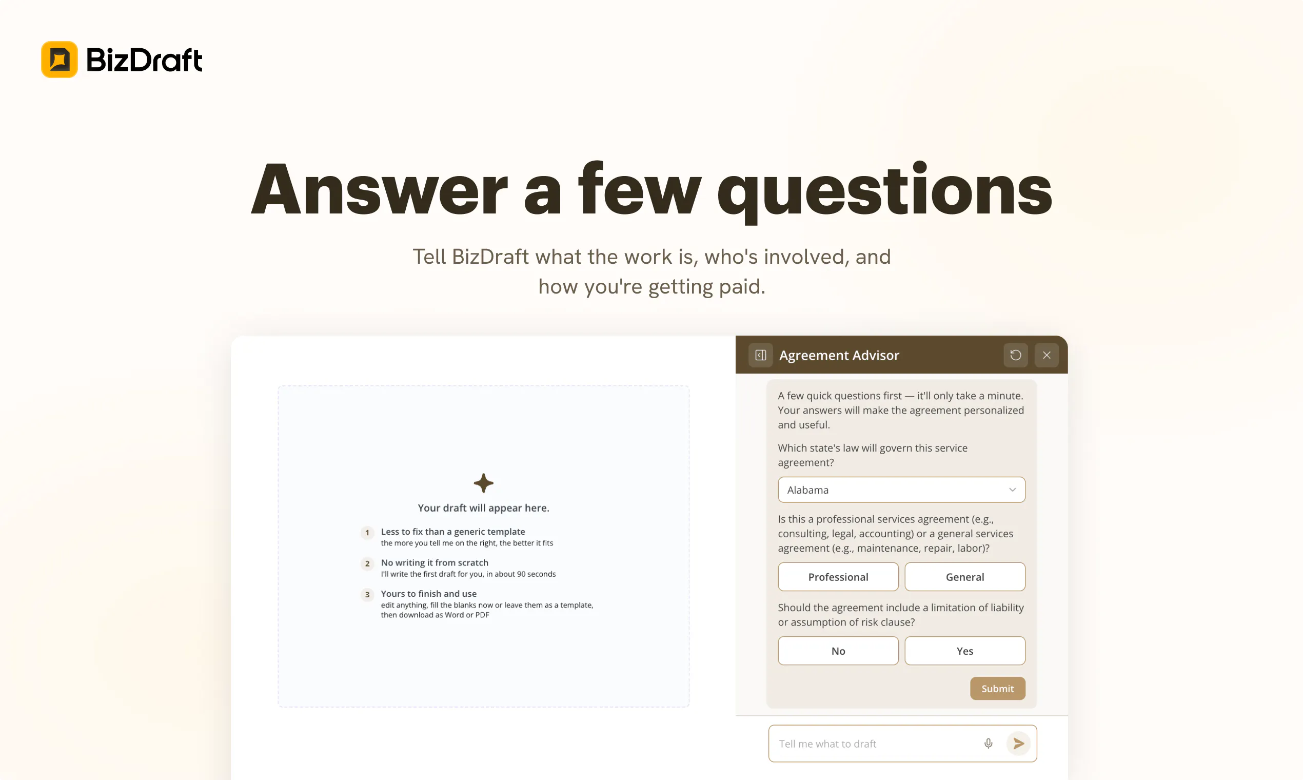 BizDraft gallery image