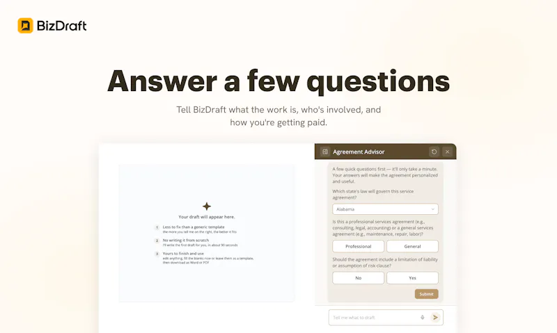 BizDraft screenshot 3