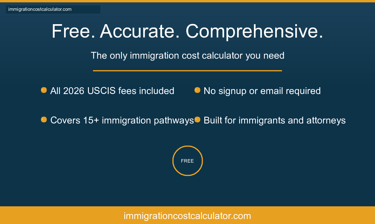 ImmigrationCostCalculator.com gallery image
