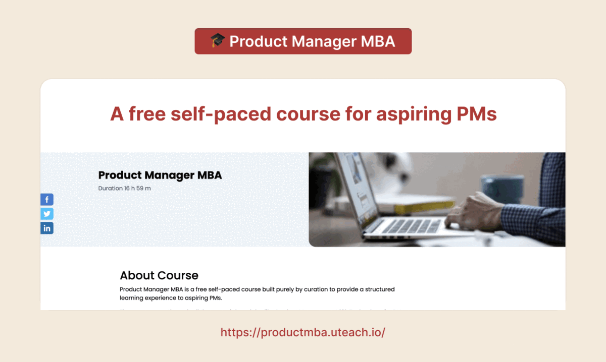 Product Manager MBA - The only course you need to get started in Product media 1