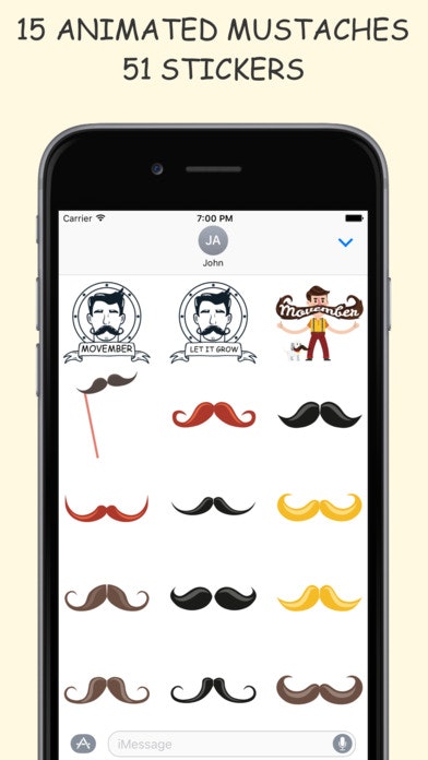 Movember Stickers gallery image