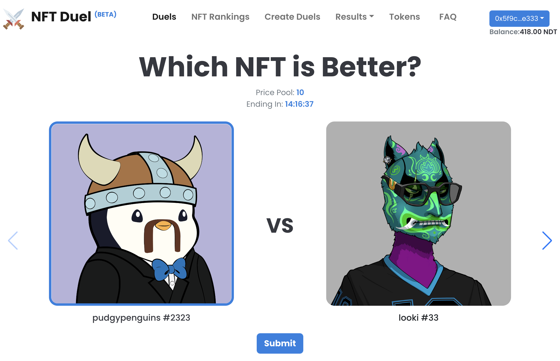 Media NFT Duels 1