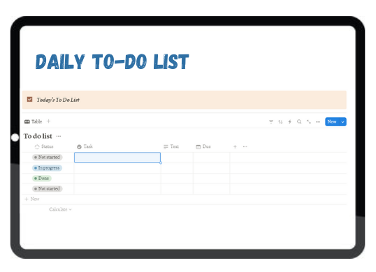 Notion Template for Students gallery image