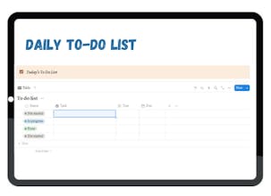 Notion Template for Students gallery image