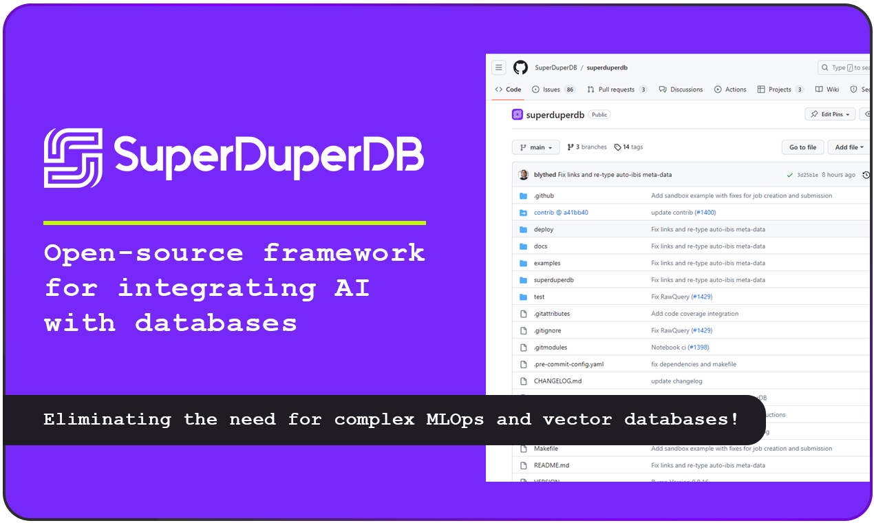 superduperdb - นำ AI ไปยังฐานข้อมูลของคุณ media 2