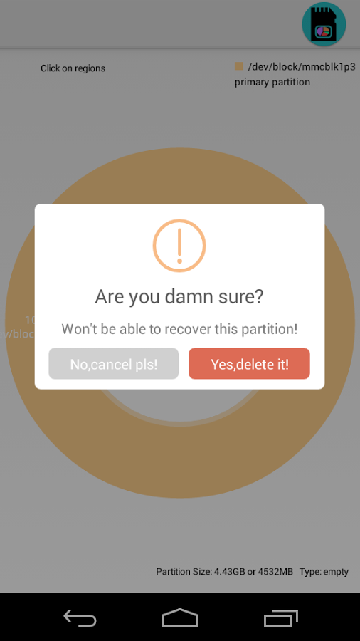 Parted4Android gallery image