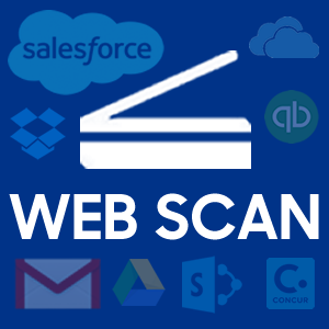 Asprise Web Scan: attach docs from scanners in Gmail, Dropbox, Salesforces, Sharepoint, QBO, SAP