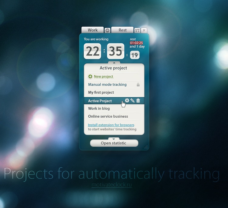 Motivate Clock gallery image