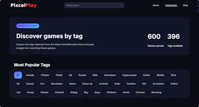 PixcelPlay · Instant iframe games gallery image