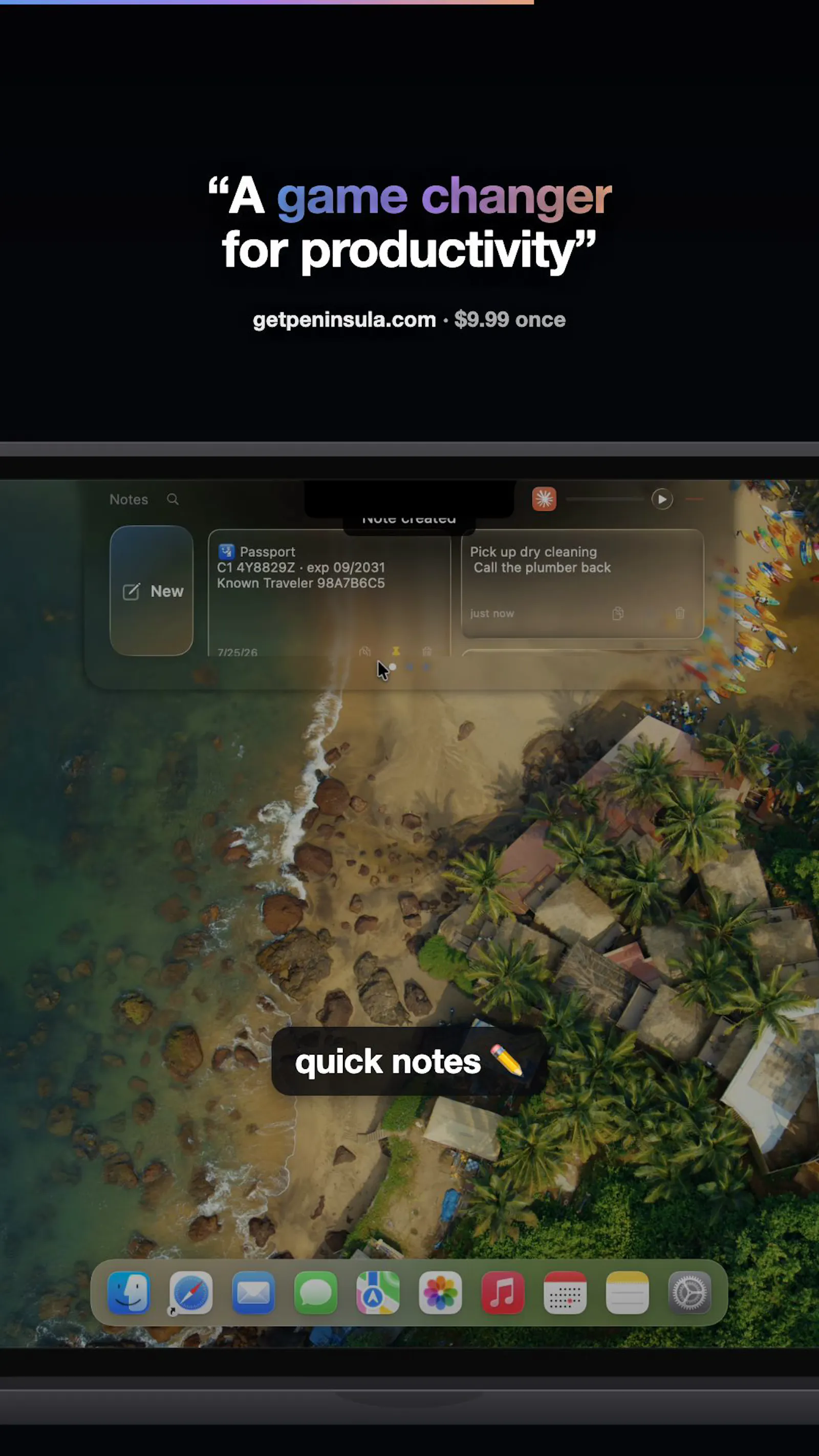 Peninsula - Your macbook notch remade screenshot 3