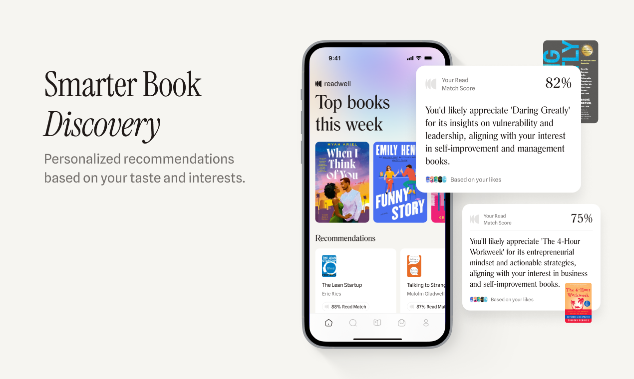 Readwell - Find books you’ll love with AI-powered recommendations. media 2