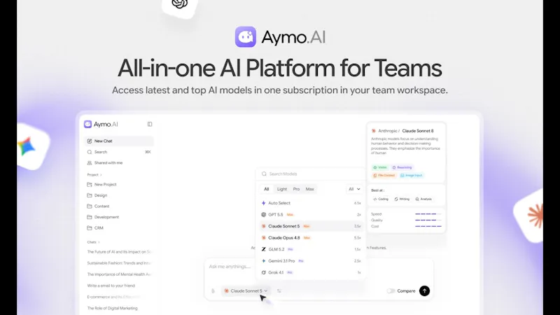 Aymo AI screenshot 1 (video preview)
