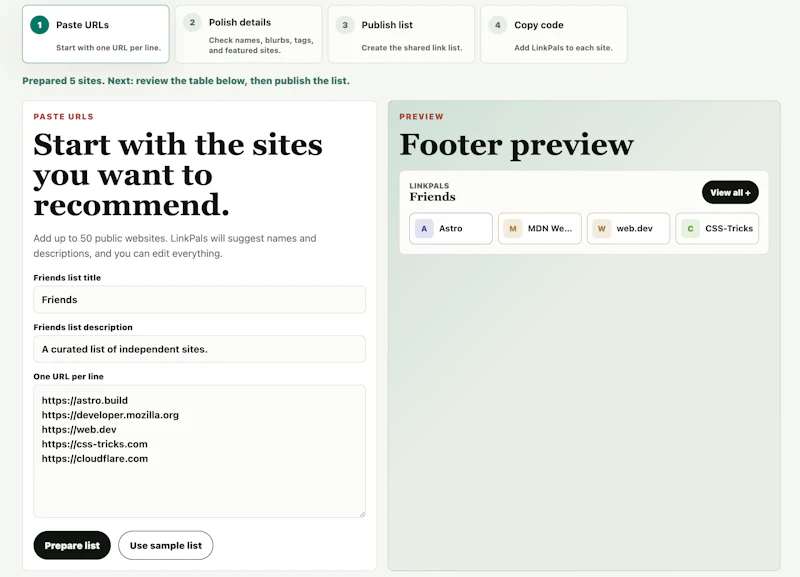 LinkPals screenshot 2