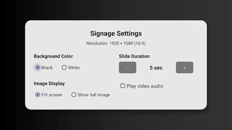 Simple USB Signage screenshot 3
