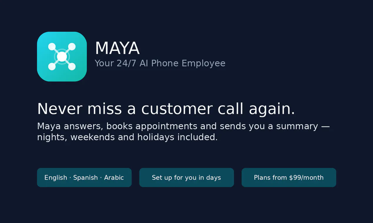 Maya — Maxe AI Employee gallery image
