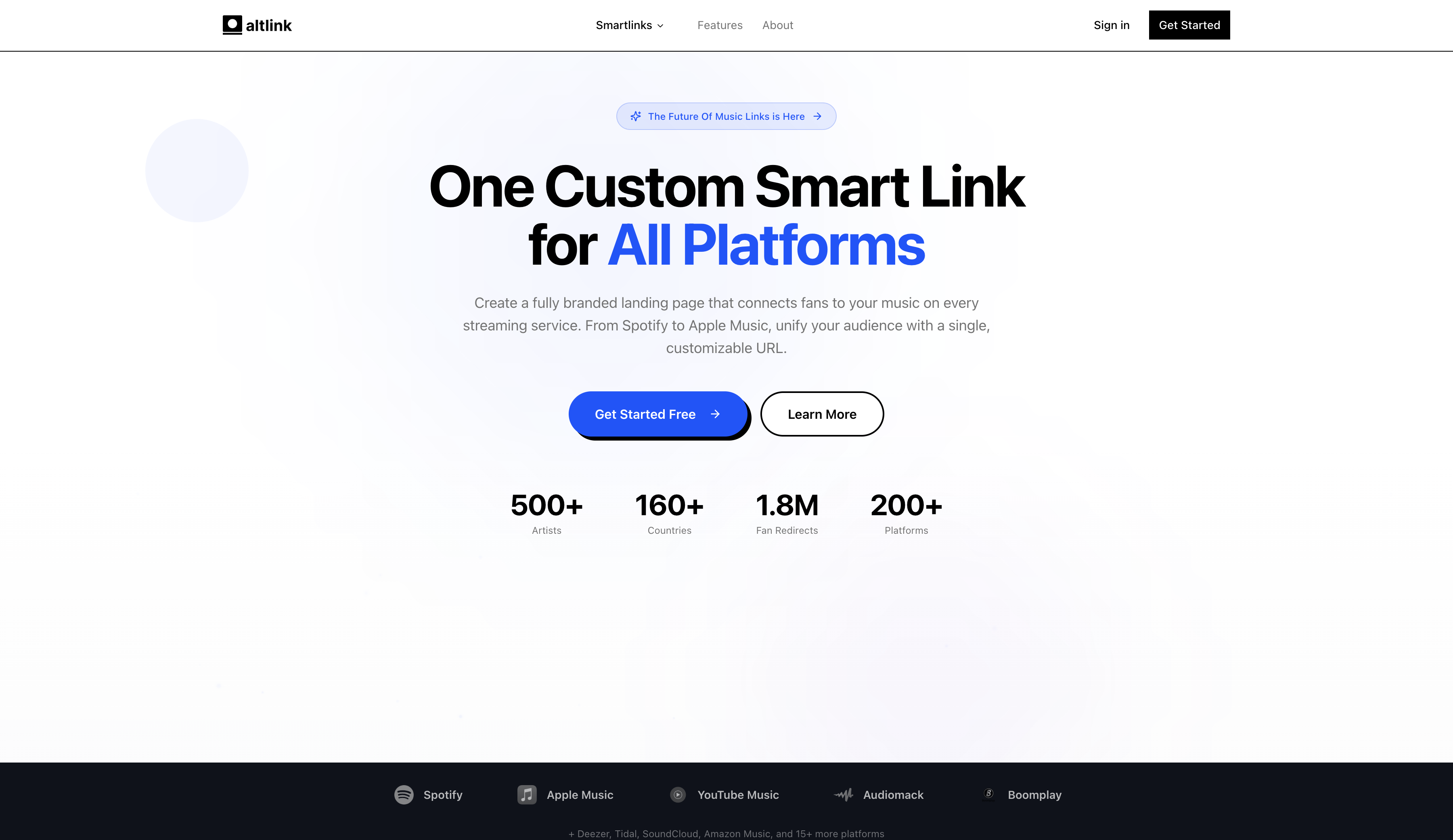 Altlink - Main product screenshot demonstrating key features and user interface