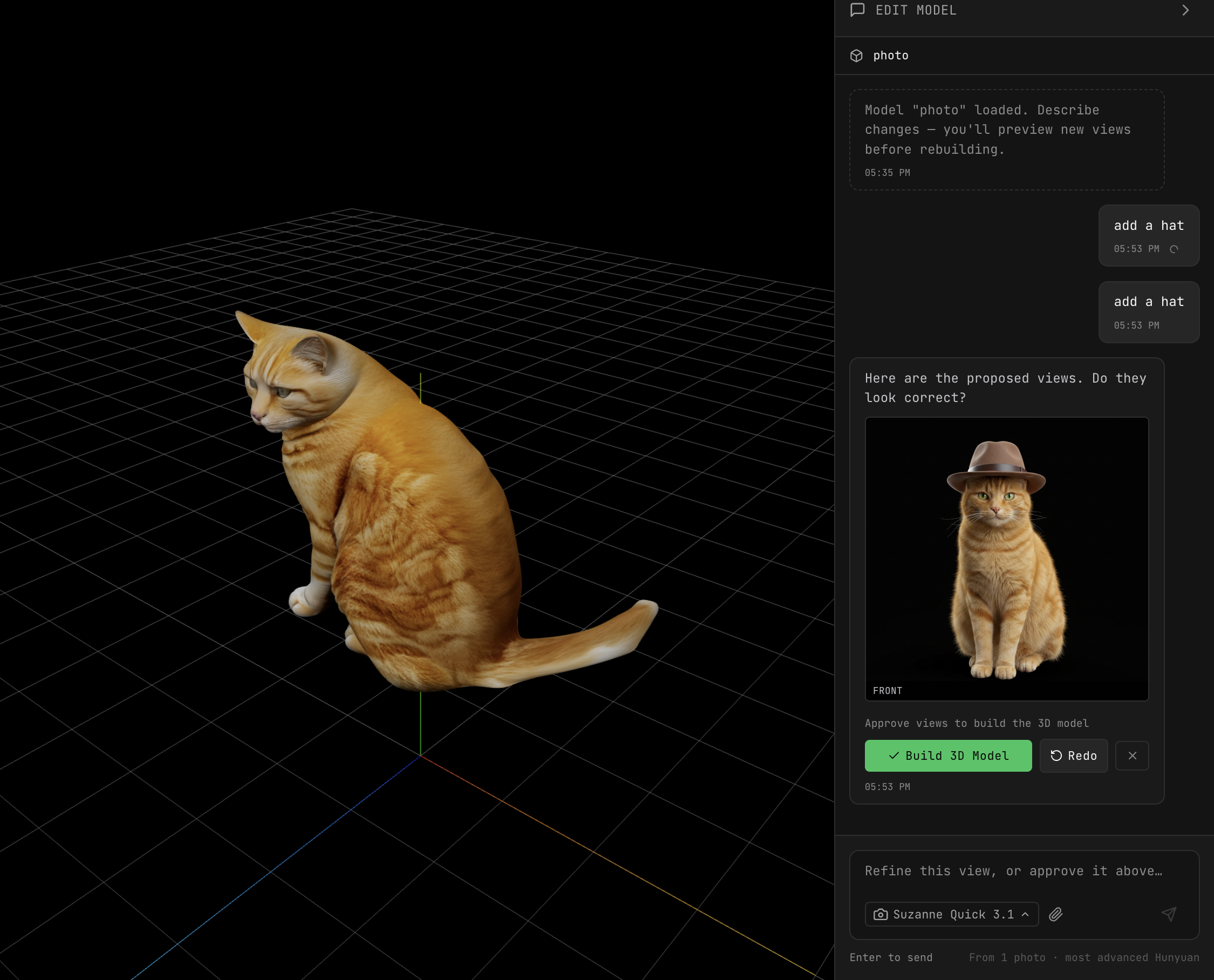 Suzanne 3D gallery image