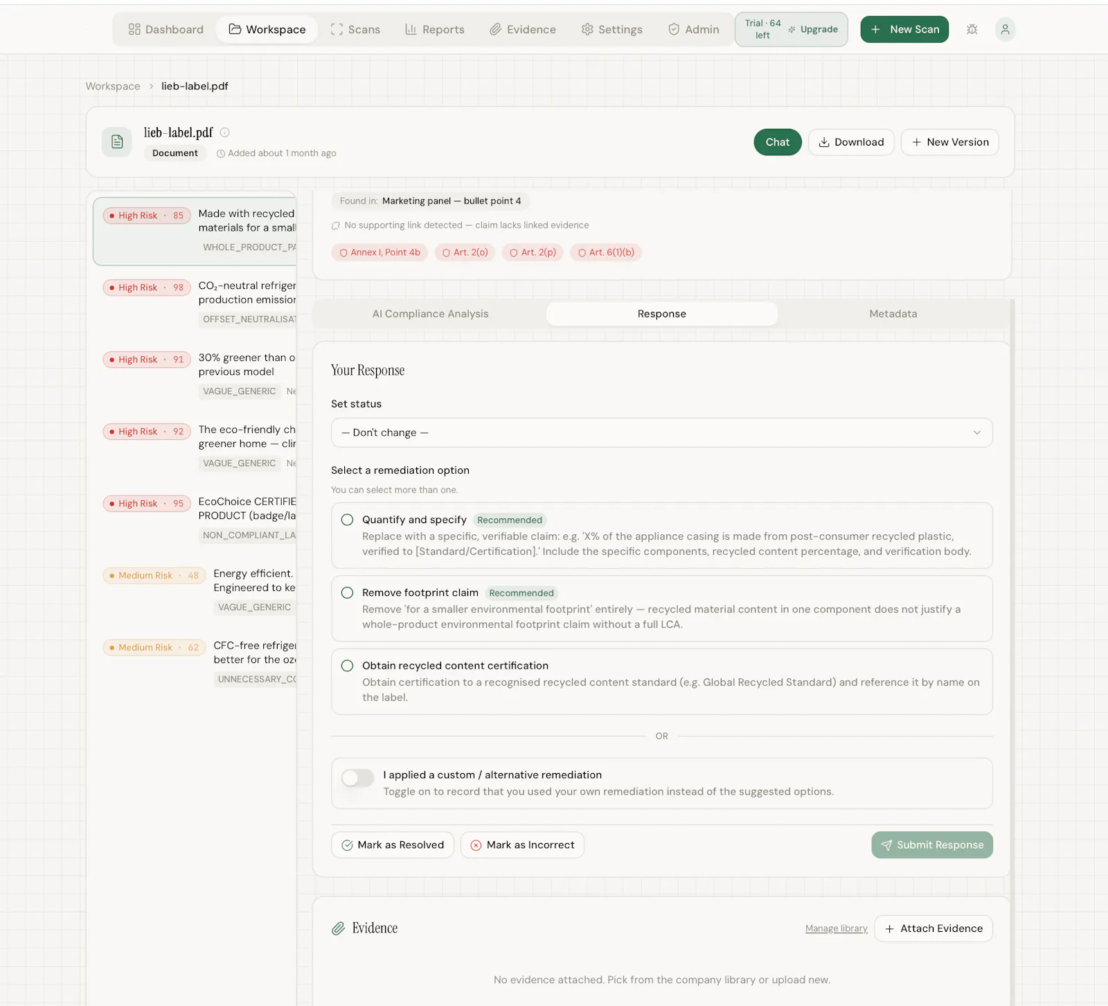 Gilbert EMPCO Scanner screenshot 6