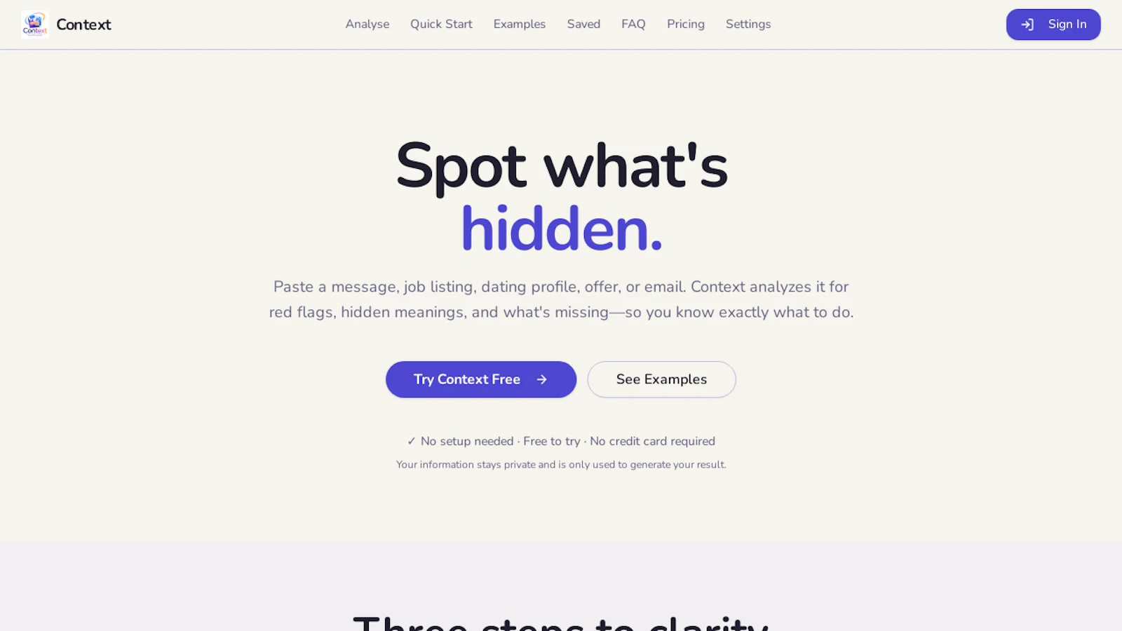 Context – Read Between the Lines screenshot 1