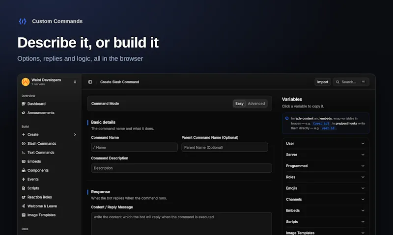 Custom Commands screenshot 7