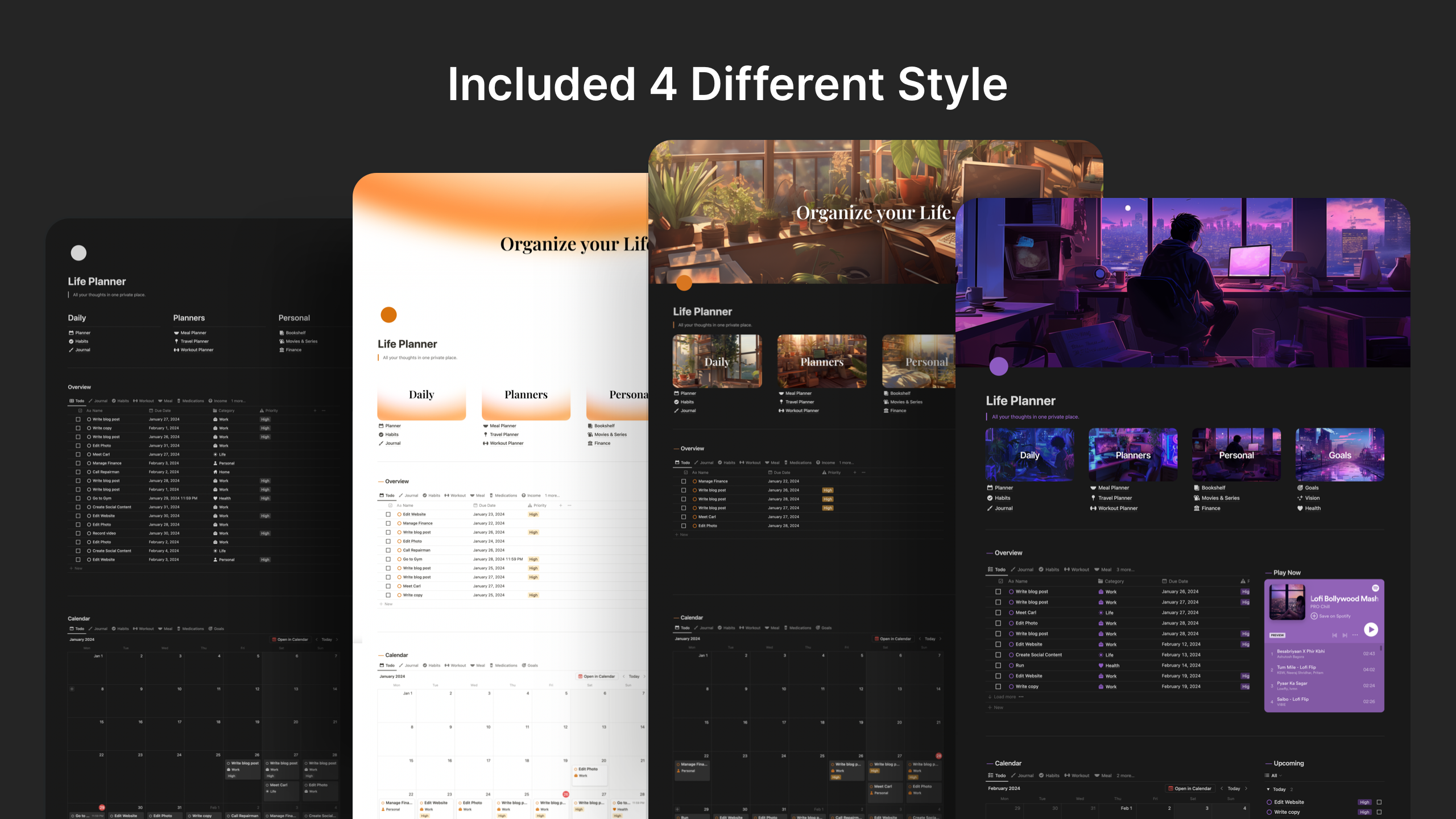 Notion Ultimate Life Planner Template media 4