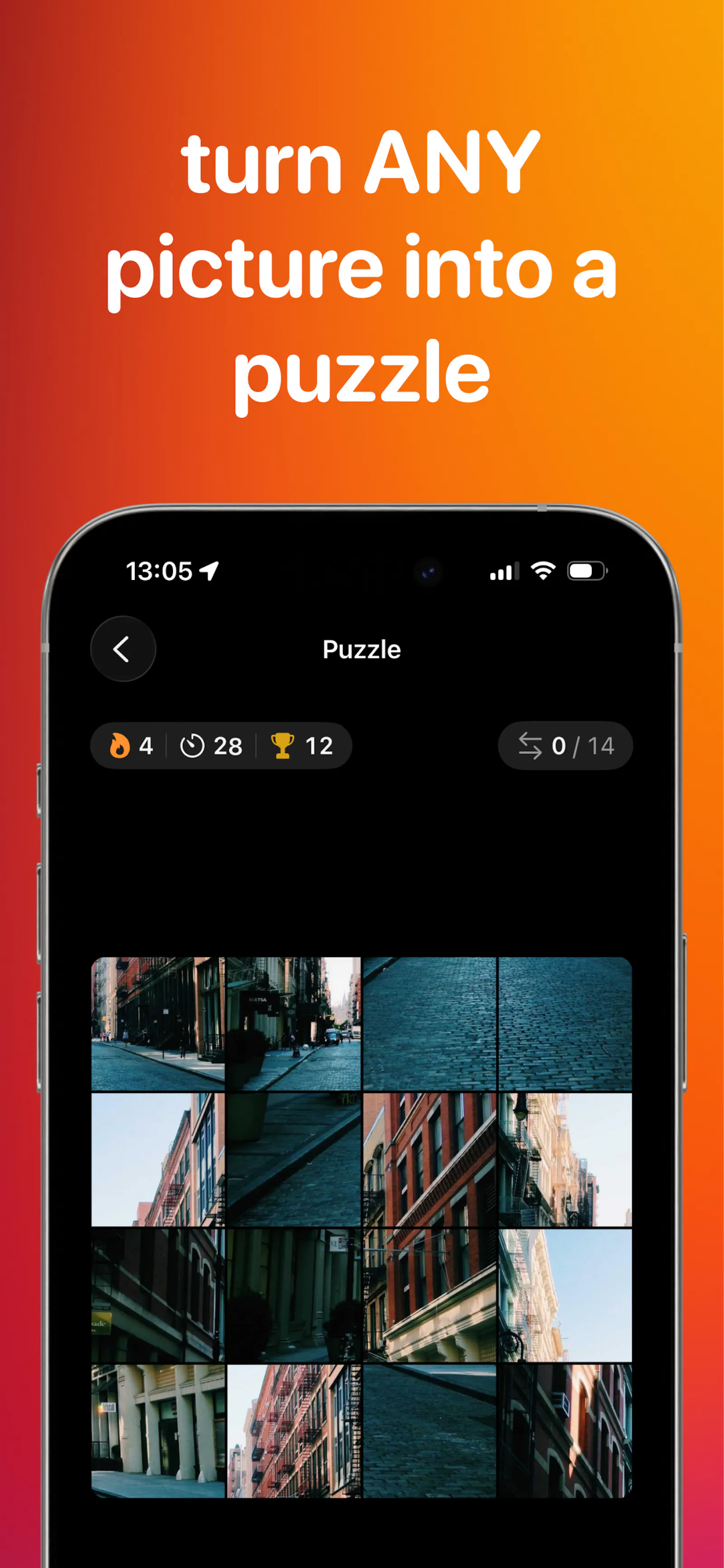 9 Tiles Puzzle screenshot 1