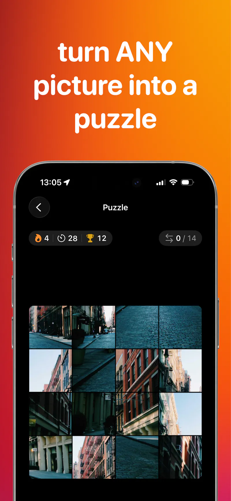 9 Tiles Puzzle screenshot 1