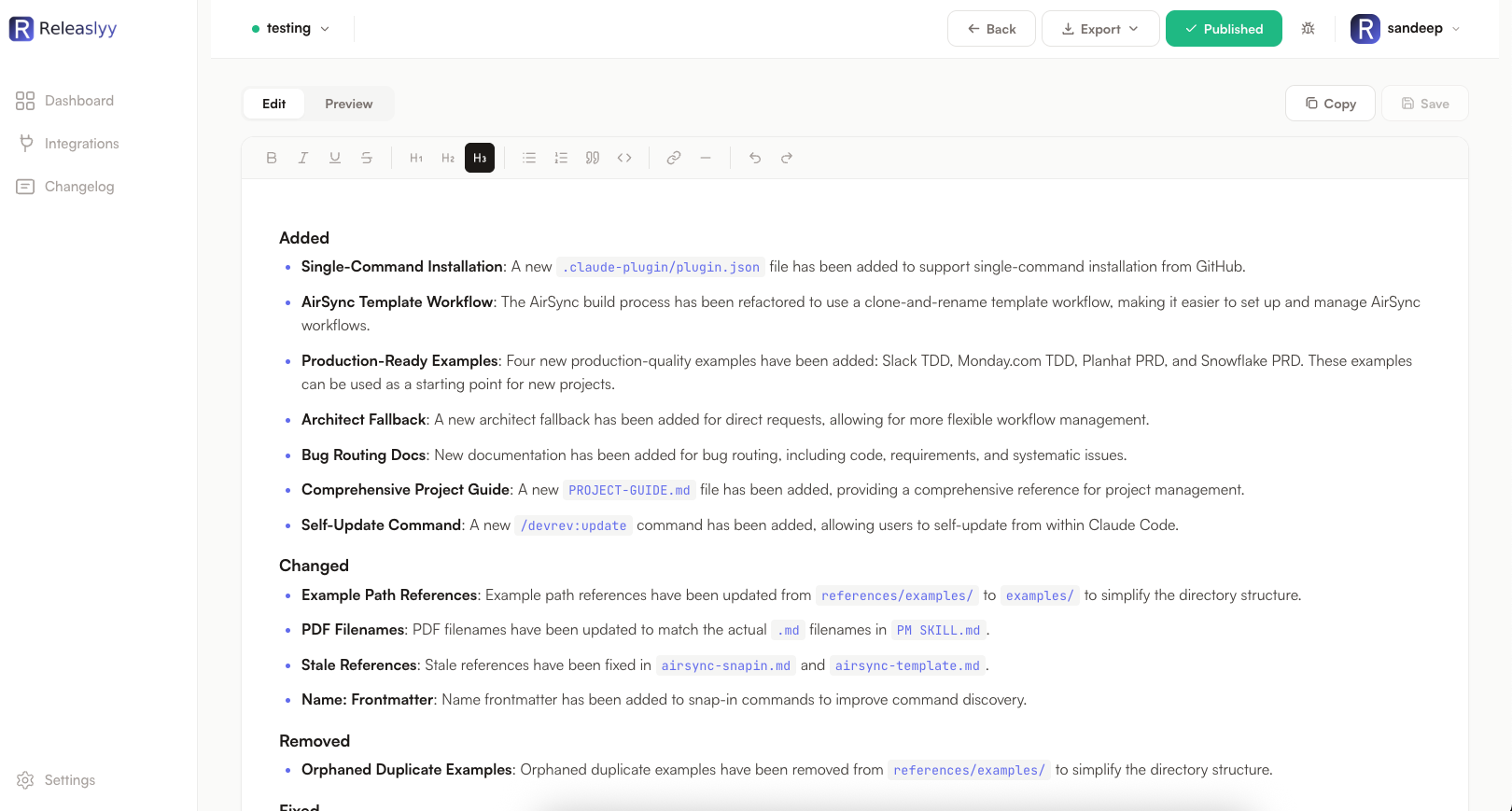 Releaslyy AI gallery image