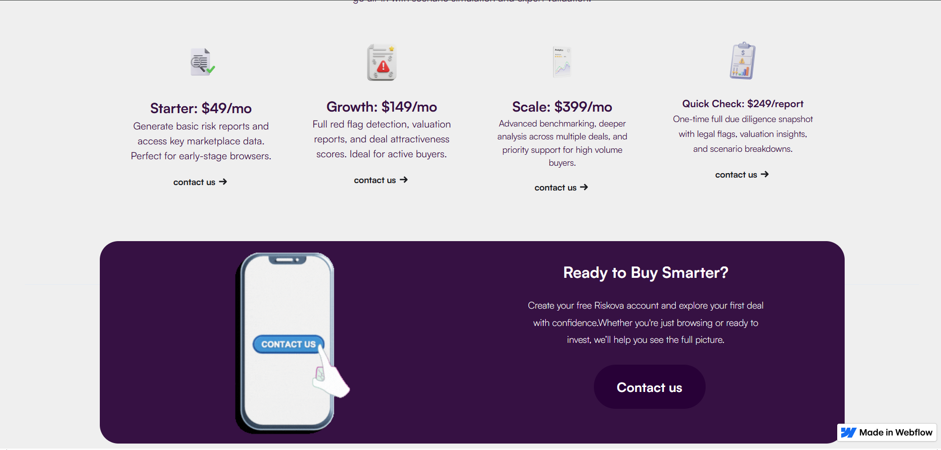 Riskova - Screenshot 2 showing product features and functionality